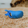 protège bouche bleu avec le prénom LN gravé
