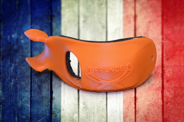 protège bouche équipe de france, orange