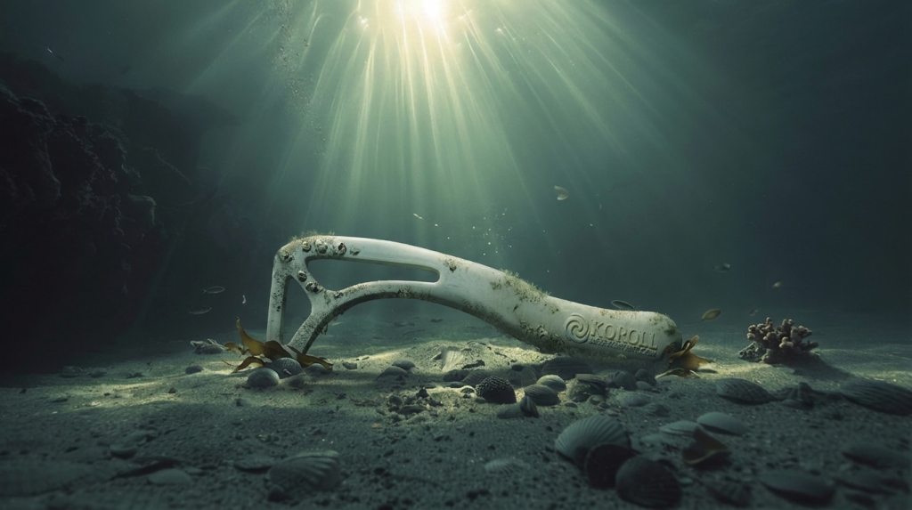 La koroll, une crosse de Morkorvent, au fond de la mer