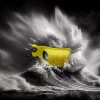 Protège-bouches Morkorvent, en jaune, pour protéger tes dents des palets volants.