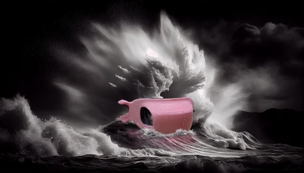 Protège-bouches Morkorvent, en rose, pour protéger tes dents des palets volants.